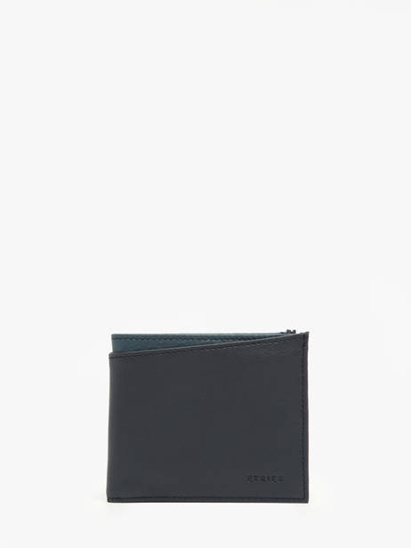 Portefeuille Met Portemonnee Cadence Leder Etrier Blauw cadence ECAD5009